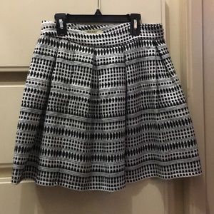 Black & White Circle Skirt